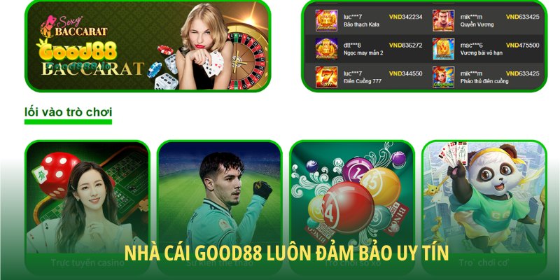 Đăng ký Good88 để xác nhận sự chất lượng của hệ thống